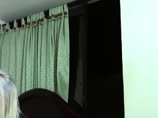 Big Tits Tranny Strokes her Big Cock