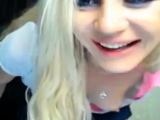 Gorgeous Blonde Chick Dildo Fuck Wet Pussy