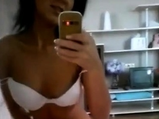 Russian girl Selfie Masturbating