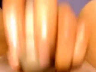 She masterbates till she cums on cam