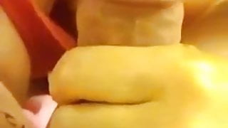 korean bitch licking