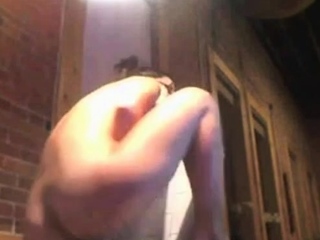 Lucy is crazy with dildo