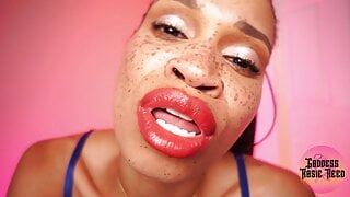 Goddess Rosie Reed’s Femdom CEI – Face Full Of Cum