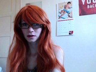 Amateur redhead Russian teen