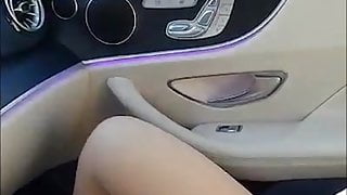 Korean girl rubbing her pussy