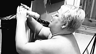 jerking off a big fat cock to a cumshot