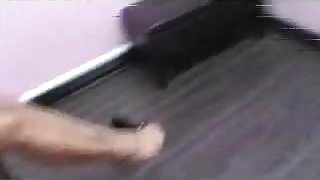 Loser cumming on Princess’ feet and licking it up