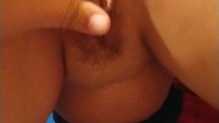 Finger in her asshole