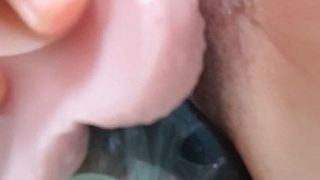 Korean dildo with anal