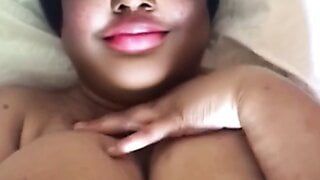 Tamilicious Massaging Her Natural Big Tits!